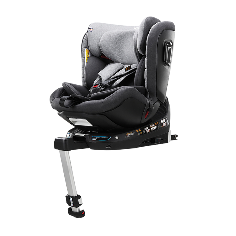 คาร์ซีท Welldon รุ่น Smart Turn Ultra ใช้ได้ตั้งแต่แรกเกิด - 7 ปี มาตรฐาน I-size ระบบไฟแจ้งเตือน Gray