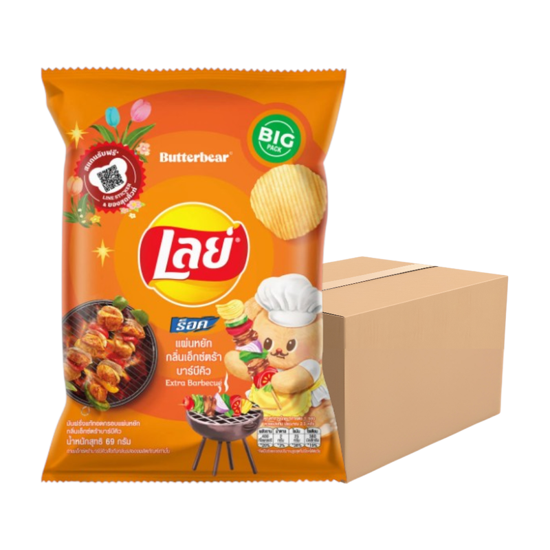 LAYS ROCK EXTRA BBQ 69G x 24