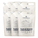 Thumbnail 1 of โซแกนิคส์ น้ำยาถูพื้น สูตรธรรมชาติ ลดการเก็บฝุ่น กลิ่นยูคาลิปตัส 1.5 ล. x6 ถุงเติม (ยกลัง)