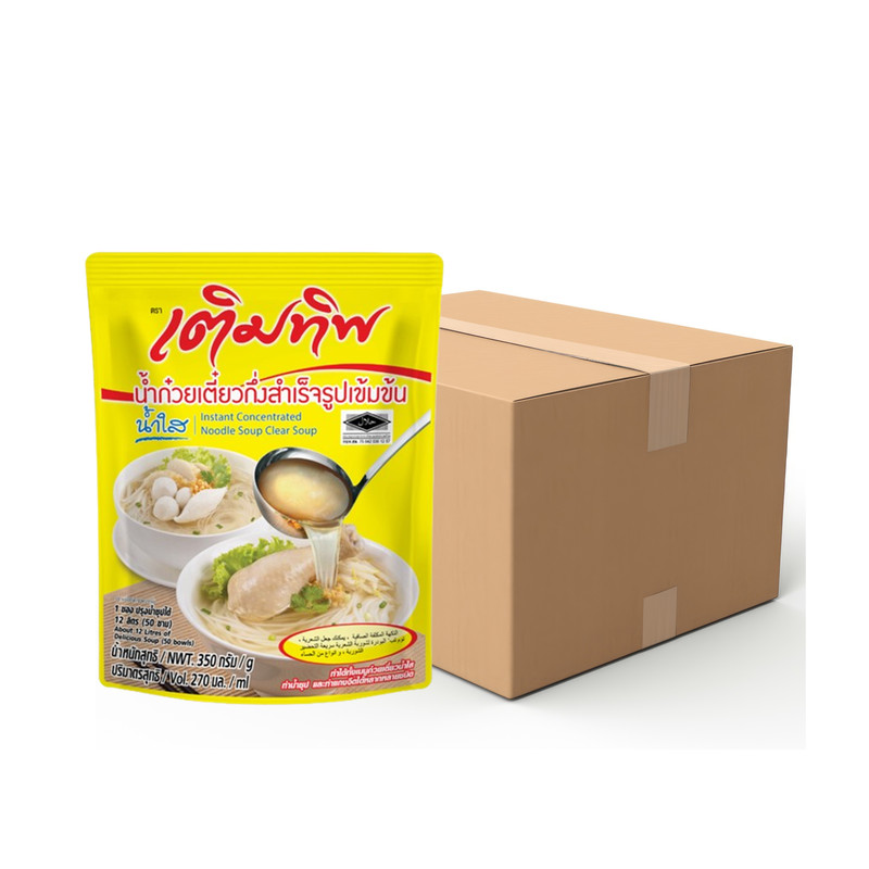 TERMTIP Concentrated Noodle Soup Clear Soup 350 g x 36