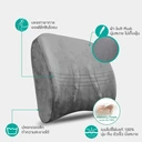 Thumbnail 3 of บีเวลล์ เบาะรองหลังเพื่อสุขภาพ Better Back 2 Size m รุ่น H-10 สีเทา