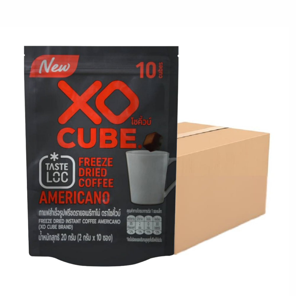 1ลัง อเมริกาโน่ กาแฟดำ กาแฟก้อนโซคิ้วบ์ แพ็ค 10 ก้อน จำนวน 1 ลัง (รวมได้ 48 แพ็ค) (306431245666742)