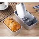 Thumbnail 2 of Ks Bakery พิมพ์อบขนมปัง อบเค้ก พิมพ์สี่เหลี่ยมอลูมิเนียม A01 กว้าง 7.8 x ยาว 13.5 x สูง 3.6 ซม.