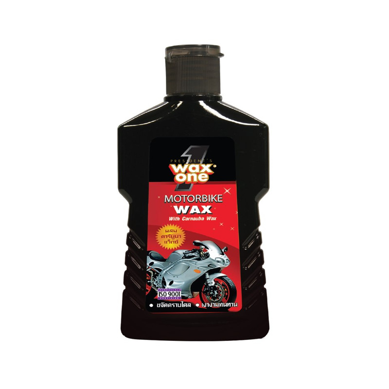 WaxOne Motorbike series ผลิตภัณฑ์ดูแลรถมอเตอร์ไซค์ ครบ จบใน 3 ขั้นตอน ล้าง บํารุง และเคลือบ ป้องกันรังสี UV 150 ml แว็กซ์