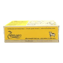 Thumbnail 3 of จิตรลดา นมยูเอชที รสจืด 200 มล. x 36