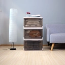 Thumbnail 2 of SUPER LOCK Foldable Storage Box Model 5683 50 l Gray x 3