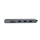 Thumbnail 3 of Ugreen Port Hub 9-in-1 USB-C to 3xUSB-A, HDMI, VGA, TF/SD, Land and PD (15600) Gray