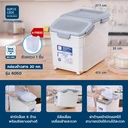 Thumbnail 2 of SUPER LOCK Bin Rice Storage Dry Food Rolling Wheels for Easy Mobility Model 6050 20 kg with Measuring Cup