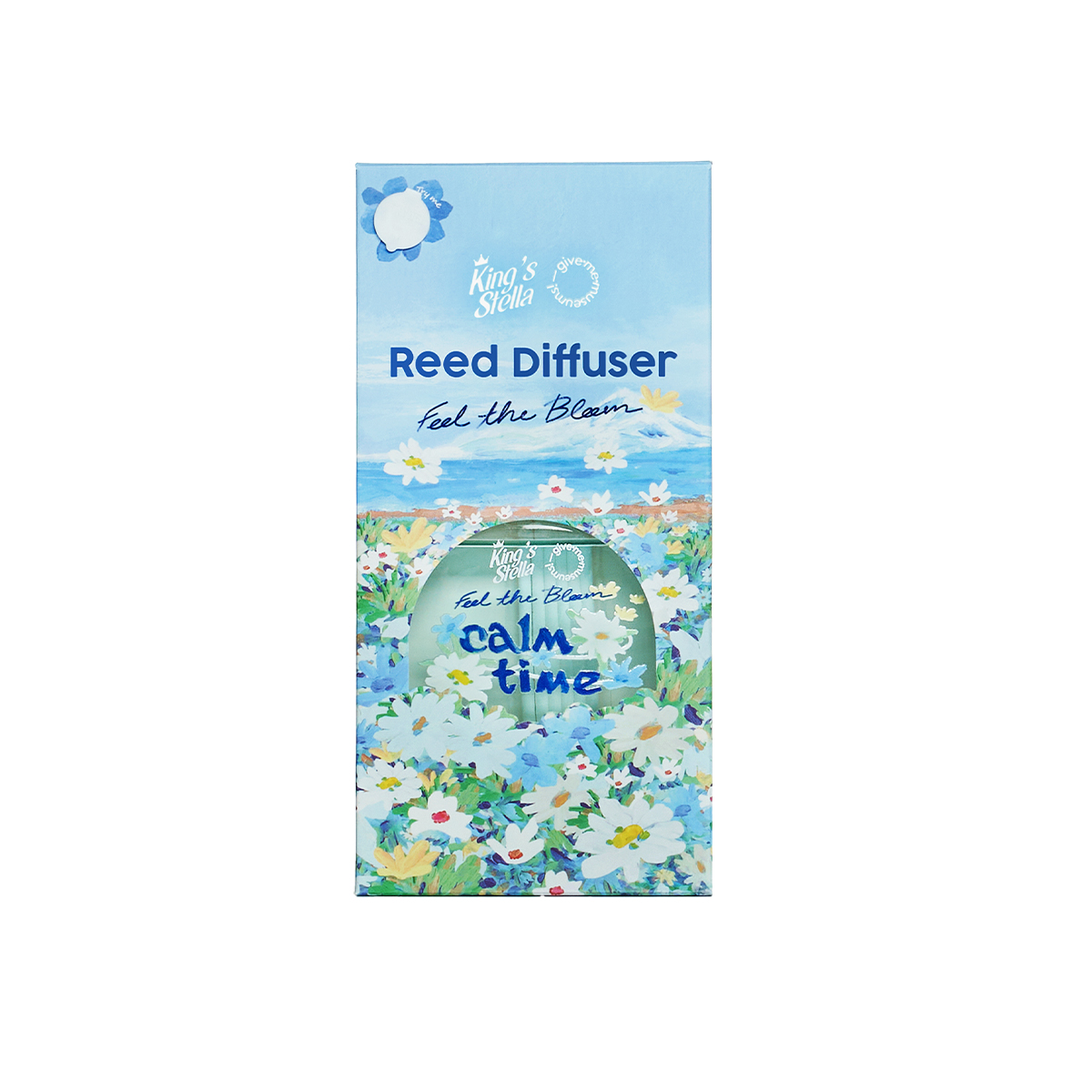 King's Stella x Give me museums คิงส์สเตลล่า ฟีล เดอะ บลูม ก้านไม้หอมปรับอากาศ Feel The Bloom Reed Diffuser (100 ml.) Calm Time