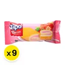 Thumbnail 2 of ทิโป้ โรลเค้ก รสสตรอเบอร์รี่ 20 กรัม x 9 ชิ้น
