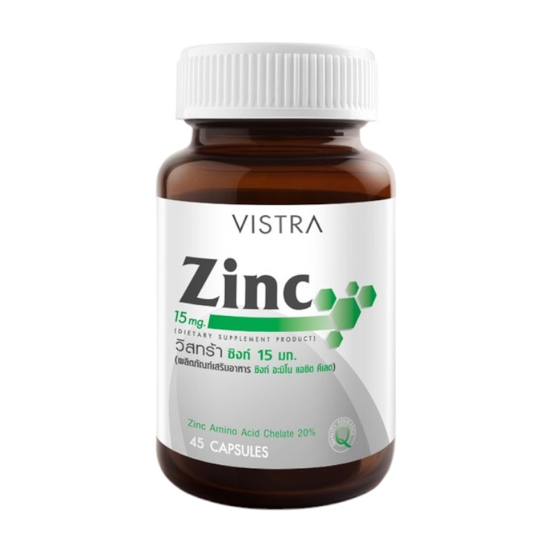VIVISTRA Dietary Supplement Vitamin Zinc 15 mg x 24