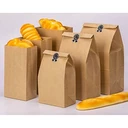 Thumbnail 4 of BIOPACK ถุงกระดาษ (#414-25x33x14 ,50ใบ) ถุงคราฟท์สีน้ำตาล มีก้น ตั้งได้ ถุงน้ำตาล อเนกประสงค์ ใส่ขนม ใส่เฟรนฟราย ถุงก้นตั้ง ถุงขยายข้าง Food Grade