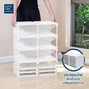 Thumbnail 3 of SUPER LOCK Foldable Shoe Rack Shoe Storage Box 6 Tier for 12 Pairs Model 5687