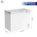 Thumbnail 5 of เวิล์ดเทค ตู้แช่ 2 ระบบ พร้อมตัวล็อค 299 ล. 10 คิว รุ่น WT-FZ300