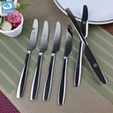 Thumbnail 2 of Twin Fish มีดคาว มีดสเต็ก หนา 2.5 มม ทำจากสแตนเลสคุณภาพดี ( 6 ชิ้น / ชุด )รหัส73-06