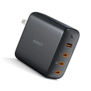 Thumbnail 2 of AUKEY Wall USB Charger 1 USB-A / 3 USB-C (PD100W) GaN Tech Black (PA-B7S)