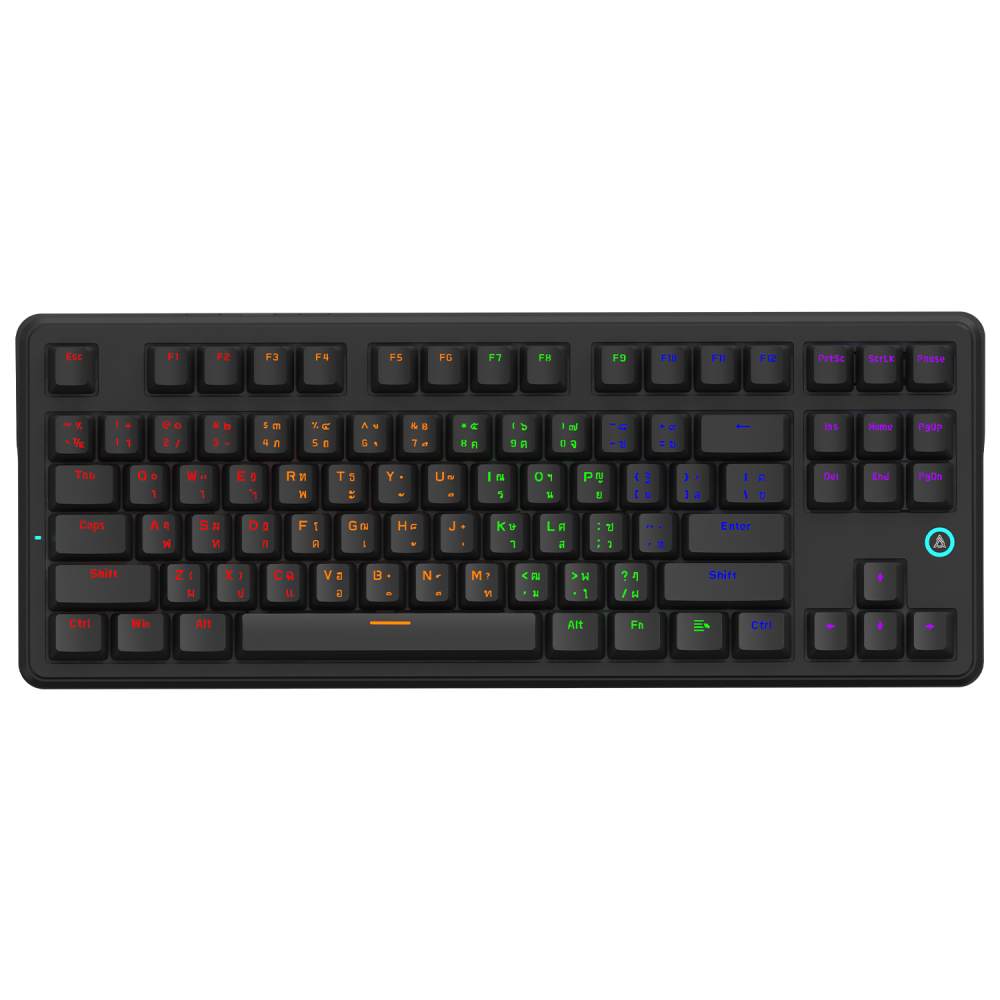 AJAZZ Gaming Keyboard AK870V2 Wired Black Red Switch