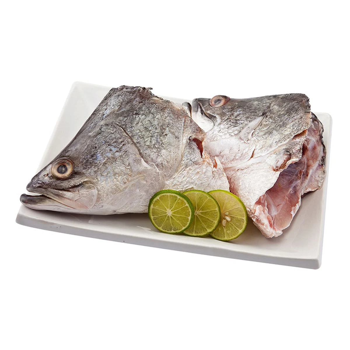 Q FRESH Frozen Seabass Head 1 kg