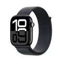 Thumbnail 2 of Apple Watch Series 10 GPS 46mm Jet Black Aluminium Case with Ink Sport Loop