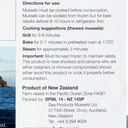 Thumbnail 4 of ซี โปรดักส์ หอยแมลงภู่นิวซีแลนด์ครึ่งฝาแช่แข็ง ขนาด L 1 กก.