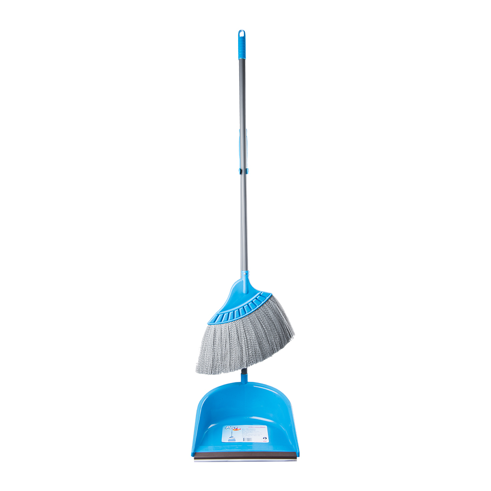 Poly Brite Broom + Dustpan