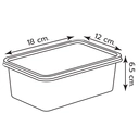 Thumbnail 3 of Panda Outlet V501N-PPกล่องใส่อาหาร500กรัมใส+ฝาPP (แพ็ค 25 ชิ้น)