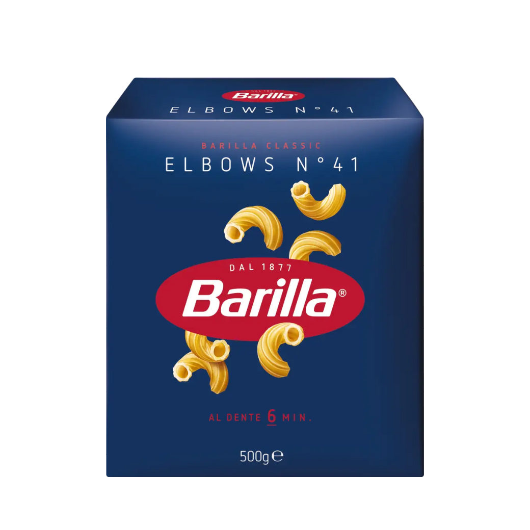 บาริลล่า ชิฟเฟอรินี เส้นพาสต้ารูปข้องอ (no.41) 500 ก.