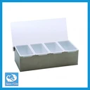 Thumbnail 2 of Twin Fish กล่องใส่เครื่องปรุง หรือเครื่องเคียง 4 ช่อง มีฝาปิดป้องกันอากาศ รหัสSCH-4