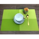 Thumbnail 1 of Twin Fish ที่รองจานสีเขียว PVC Placemat ทนความร้อน เข้าเครื่องล้างจานได้ ขนาด 30x45cm. #Twin Fish รหัส PPM-118