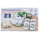 Thumbnail 1 of คีย์เวย์ ชุดกาน้ำชา พร้อมถ้วย 4 ใบ คละลาย