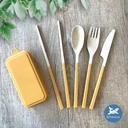 Thumbnail 1 of ช้อน ส้อม ชุดเดินทาง “MAGIC ME” เหลือง || MAGIC ME Travel Cutlery Set เหลือง (Yellow)