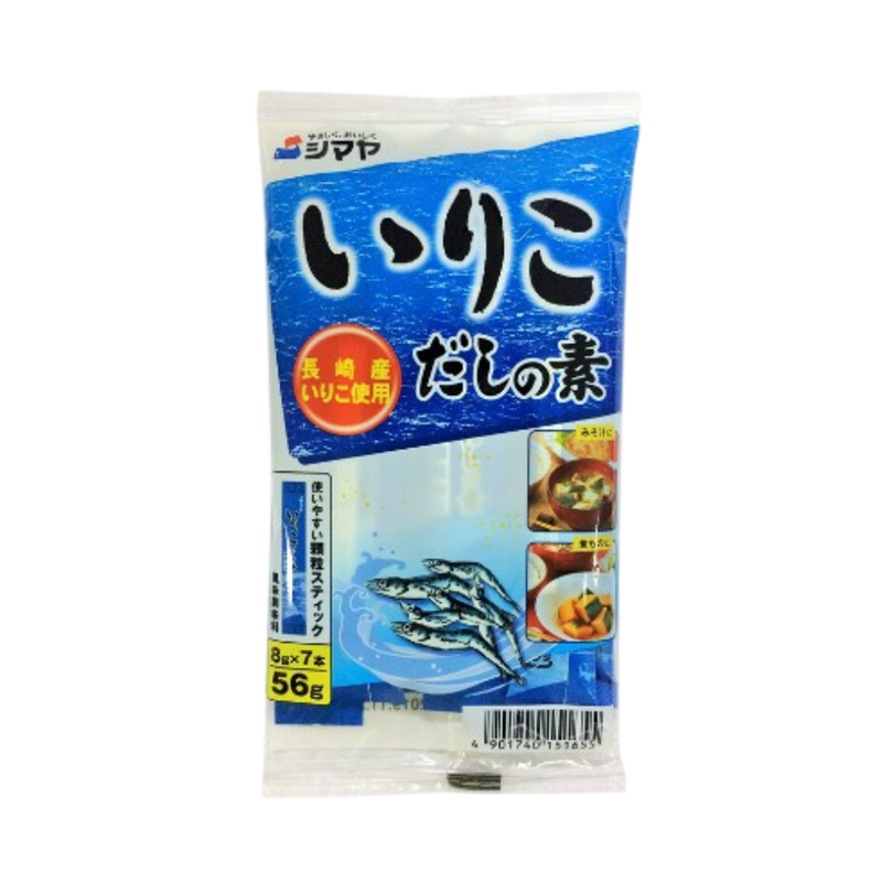 ชิมาย่า ผงปรุงรส ปลาอิริโกะ อิริโกะ ดาชิ โนะโมโตะ 56 กรัม Shimaya Iriko Dashi No Moto Karyu 56 g.