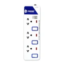 Thumbnail 1 of TOSHINO Power Strip 3 Sockets 3 Switches 3m Model Et-913