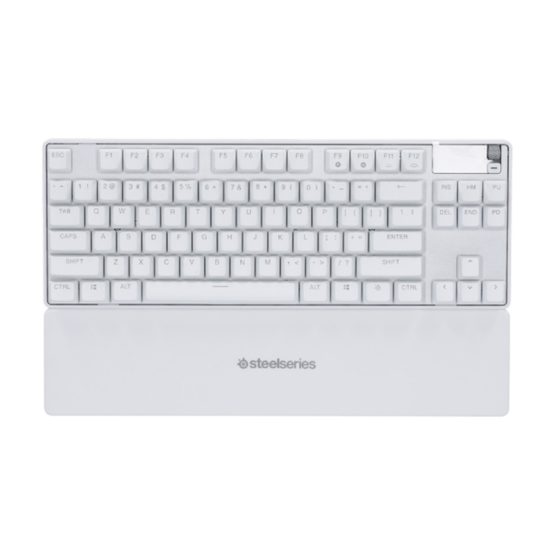 KEYBOARD (คีย์บอร์ด) STEELSERIES APEX PRO TKL GEN 3 OMNIPOINT 3.0 SWITCH RGB EN - WHITE