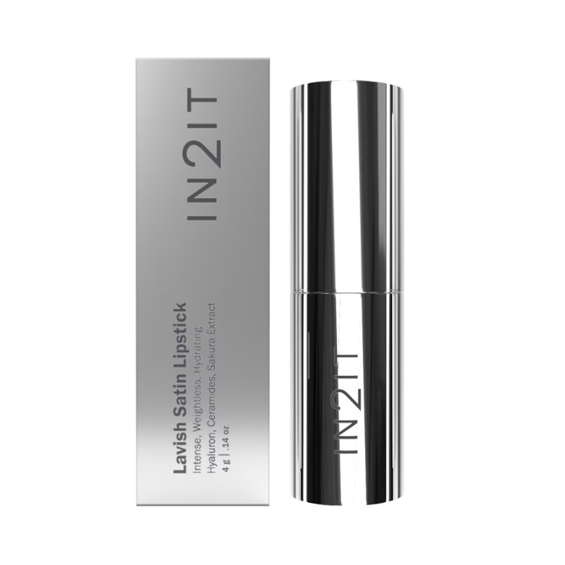 IN2IT Lavish Satin Lipstick - ลิปสติกเนื้อกํามะหยี่ LSL05-Crimson Poppy