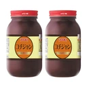 Thumbnail 1 of YOUKI Gochujang Sweet and Spicy Miso Sauce Korean Style Made with Aging Glutinous Rice and Chili Pepper (Made in Japan) 1kg x 2 bottles