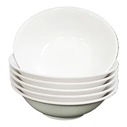 Thumbnail 2 of เอโร่ ชามเมลามีน สีขาวครีม ขนาด 7 นิ้ว แพ็ค 6 ใบ