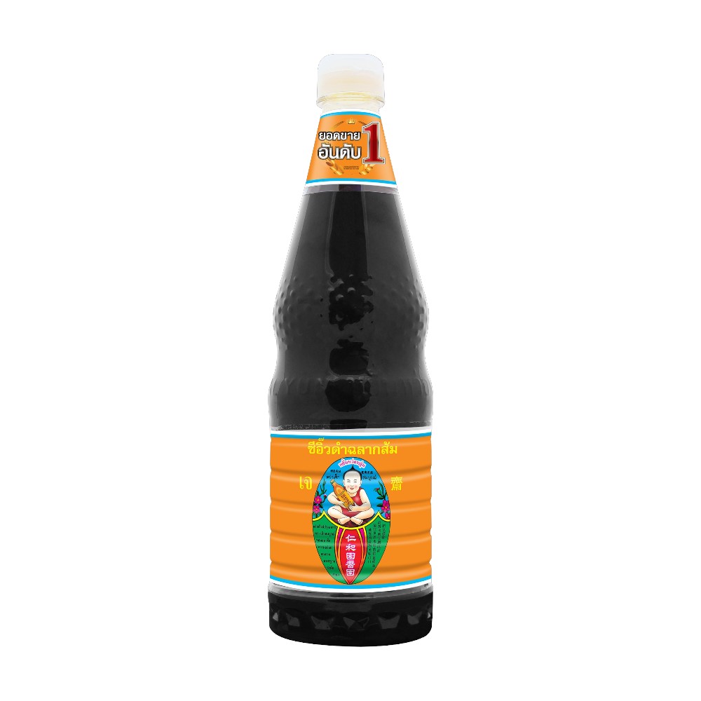 DEKSOMBOON Black Soy Sauce D (Orange Label) 1,350 g