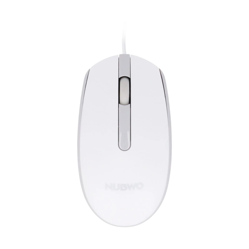 MOUSE (เมาส์) NUBWO NM-153 OPTICAL MOUSE (WHITE)
