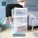 Thumbnail 3 of ซุปเปอร์ ล็อค กล่องพับได้ รุ่น 5683 50 ล. x 3 สีใส