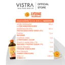 Thumbnail 4 of วิสทร้า ผลิตภัณฑ์เสริมอาหาร วิตามินแบบน้ำ ไลซีน มัลติวิตามิน 120 มล.