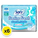 Thumbnail 2 of โซฟี คูลลิ่งเฟรช อัลตร้าสลิม ผ้าอนามัยแบบมีปีก 25 ซม. 5 ชิ้น x 6