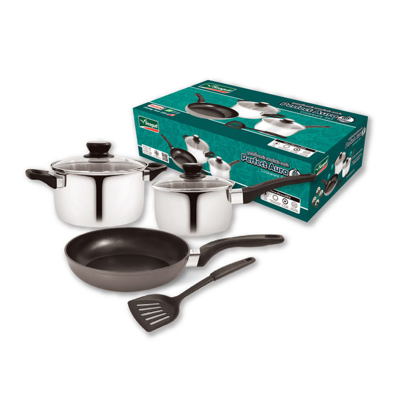 SEAGULL Perfect Aura Cookware Set 6 pcs | Makro PRO