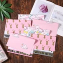 Thumbnail 3 of Matapat ซองไปรษณีย์สีพาสเทล สีชมพู (ห่าน,L 28x40 ซม.) ลายน่ารัก ซองพลาสติกไปรษณีย์ ซองพัสดุ ซองไปรษณีย์พลาสติก ซองจดหมายพาสเทล