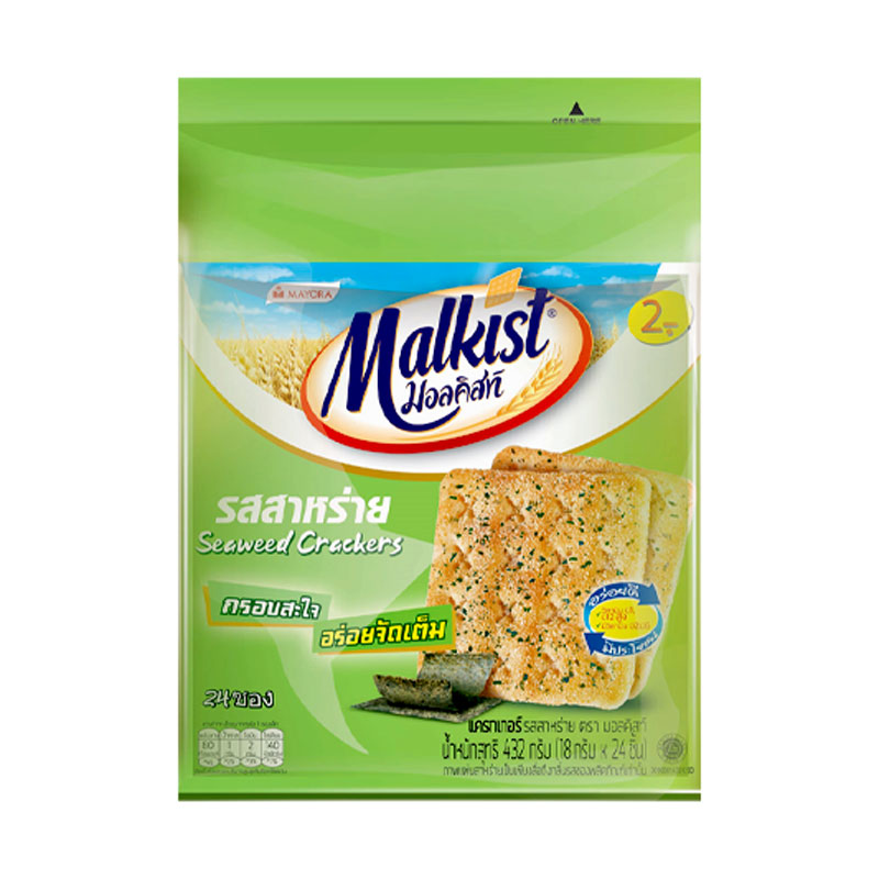 MALKIST CRACKER SEAWEED 14GX24