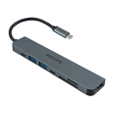 Thumbnail 4 of PHILIPS Port Hub 7 in 1 USB-C to HDMI x1 + USB 3.0 x2 + USB-C x2 (PD Charger 100W.) + Card Reader TF/SD Silver