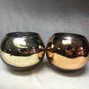 Thumbnail 4 of แจกันสีทอง แก้วทรงกลมสีทอง สำหรับจัดดอกไม้ประดิษฐ์