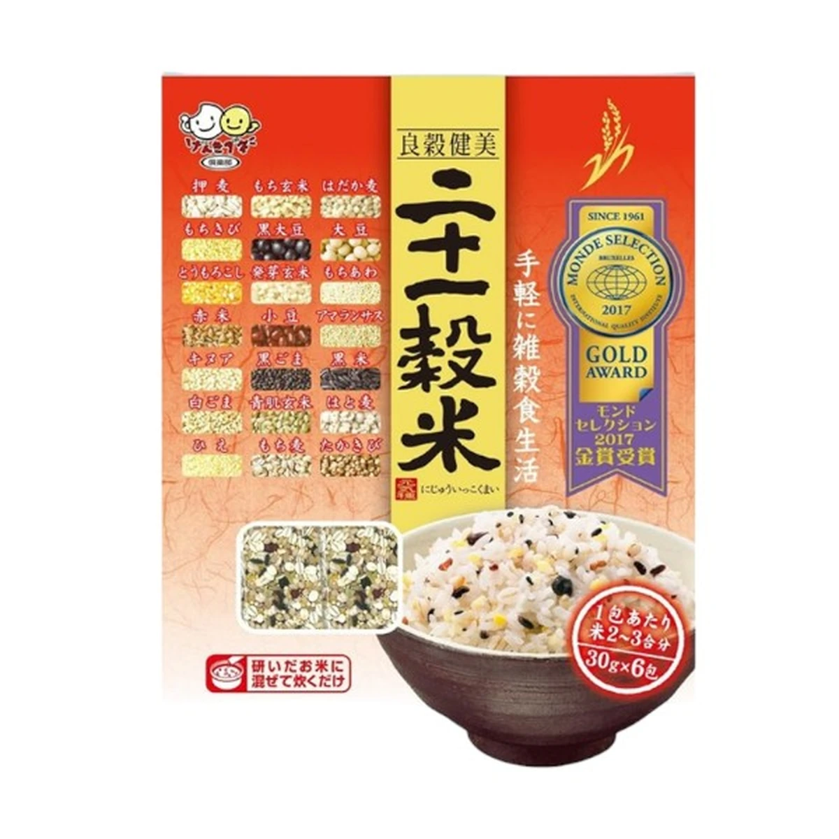ทาเนโช ข้าวผสมธัญพืช 21 ชนิด 21 มัลติเกรน ไรซ์ ผสมข้าวบาร์เลย์ ข้าวกล้องข้าวเหนียว ข้าวกล้องงอก ถั่วเหลือง ถั่วแดง ข้าวดํา ข้าวแดง งา ควินัว (ผลิตในประเทศญี่ปุ่น) ขนาด 180 กรัม x 3 ถุง