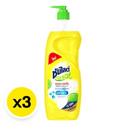 Thumbnail 2 of SUNLIGHT Lemon Turbo Dishwashing Liquid Pump 750 ml x 3