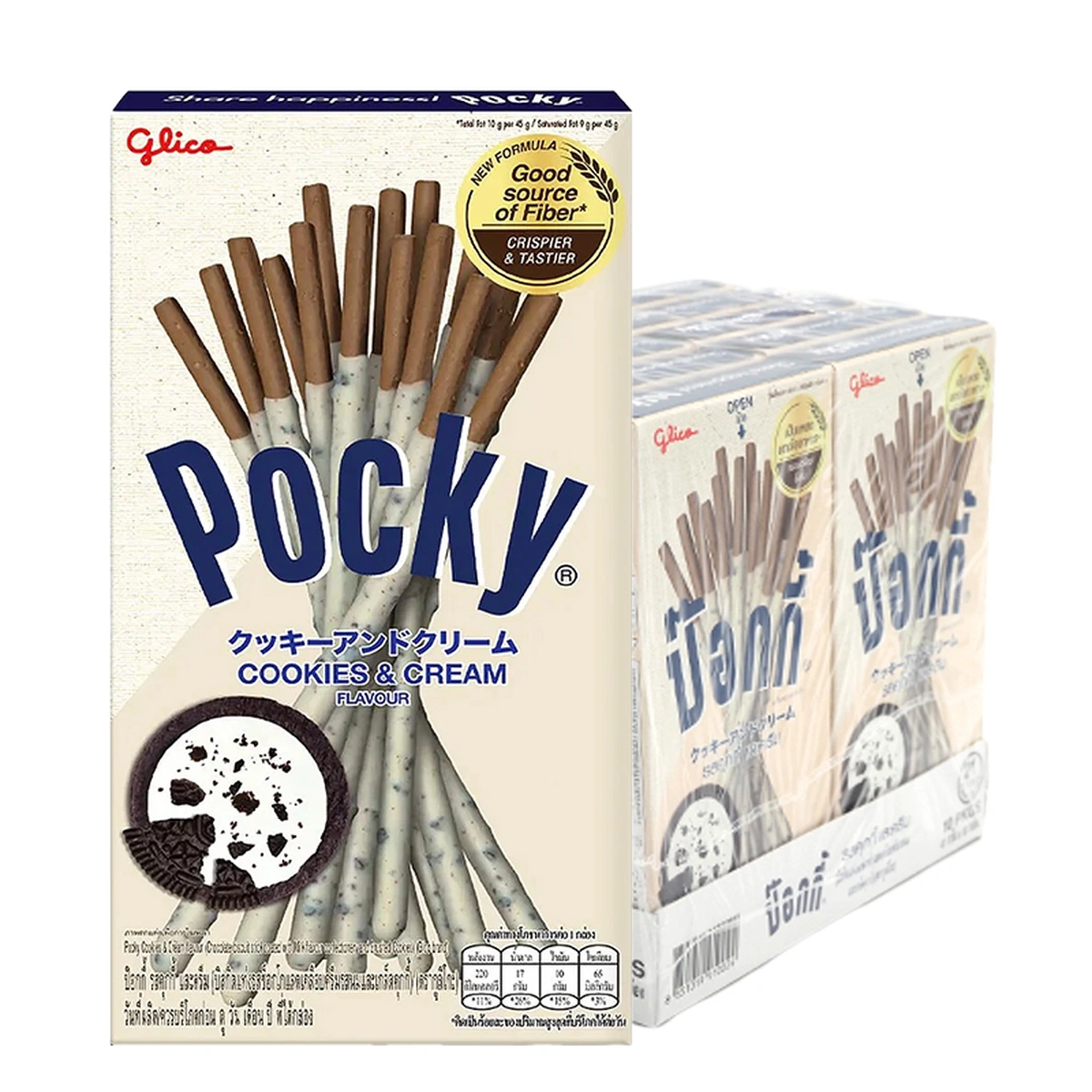 POCKY Cookies Cream 41 g x 10
